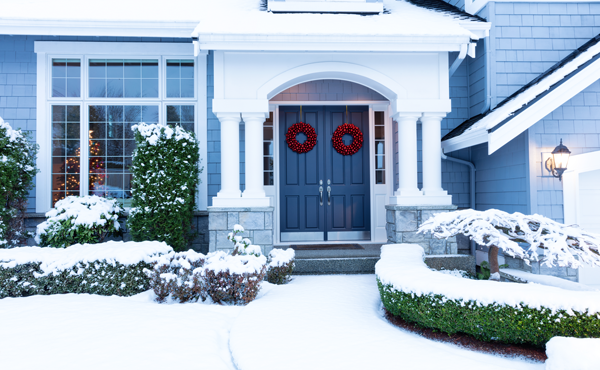 Winter Home Stock