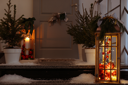 Winter Front Porch